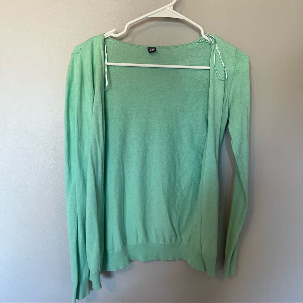 Teal Cardigan